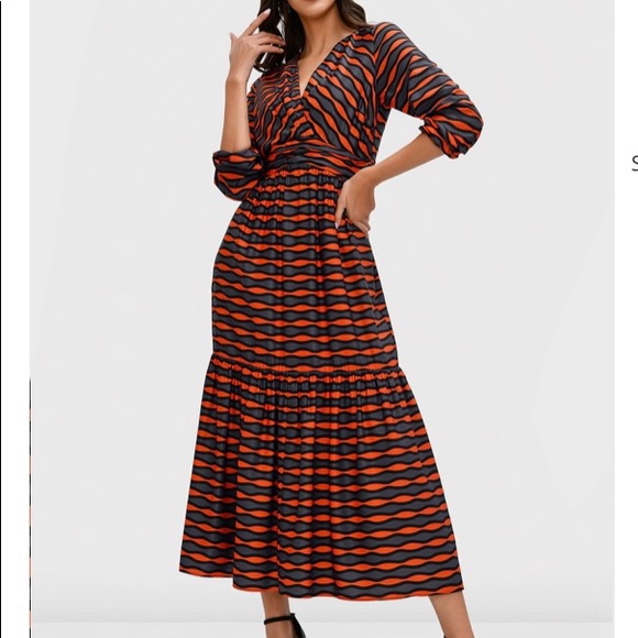 eshakti Dresses & Skirts - Nwot Eshakti Wayward Fancies Floral Vine Embellished Midi Dress 8